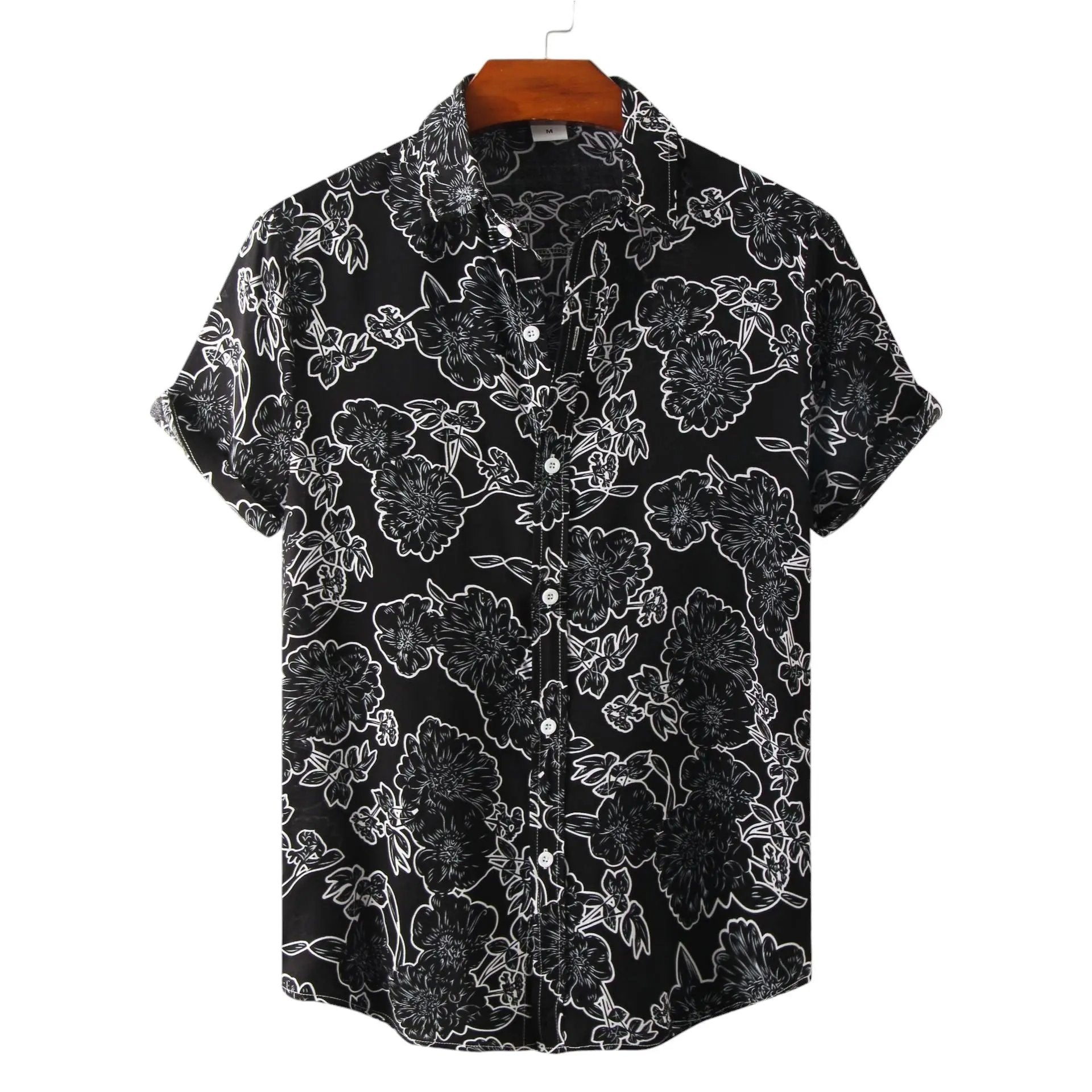 Premium Black Hawaiian Shirt - Dan Flashes